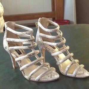Gladiator high heel sandals